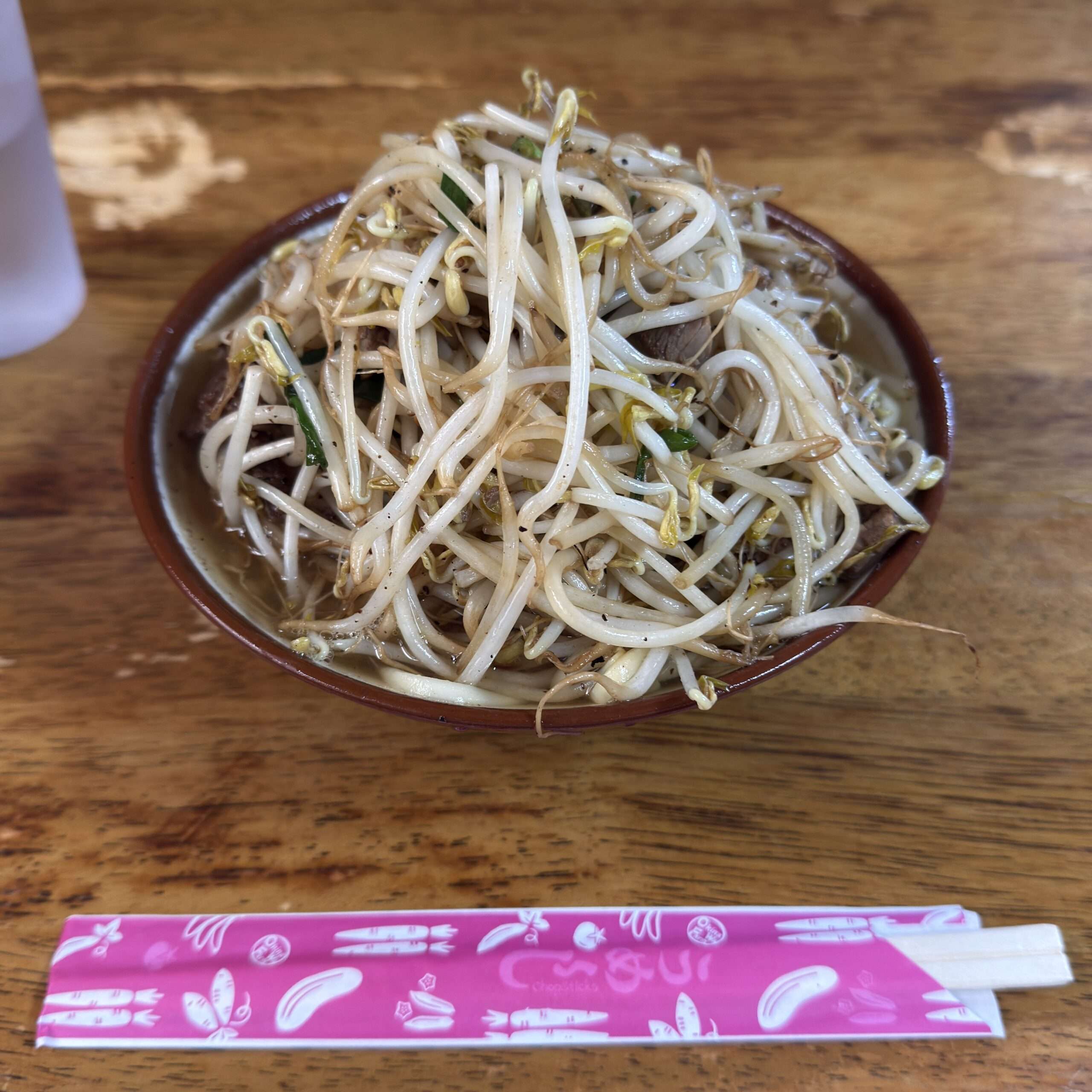 前田食堂の牛肉そば