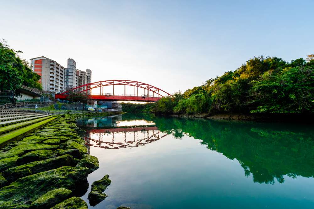 嘉手納町の風景