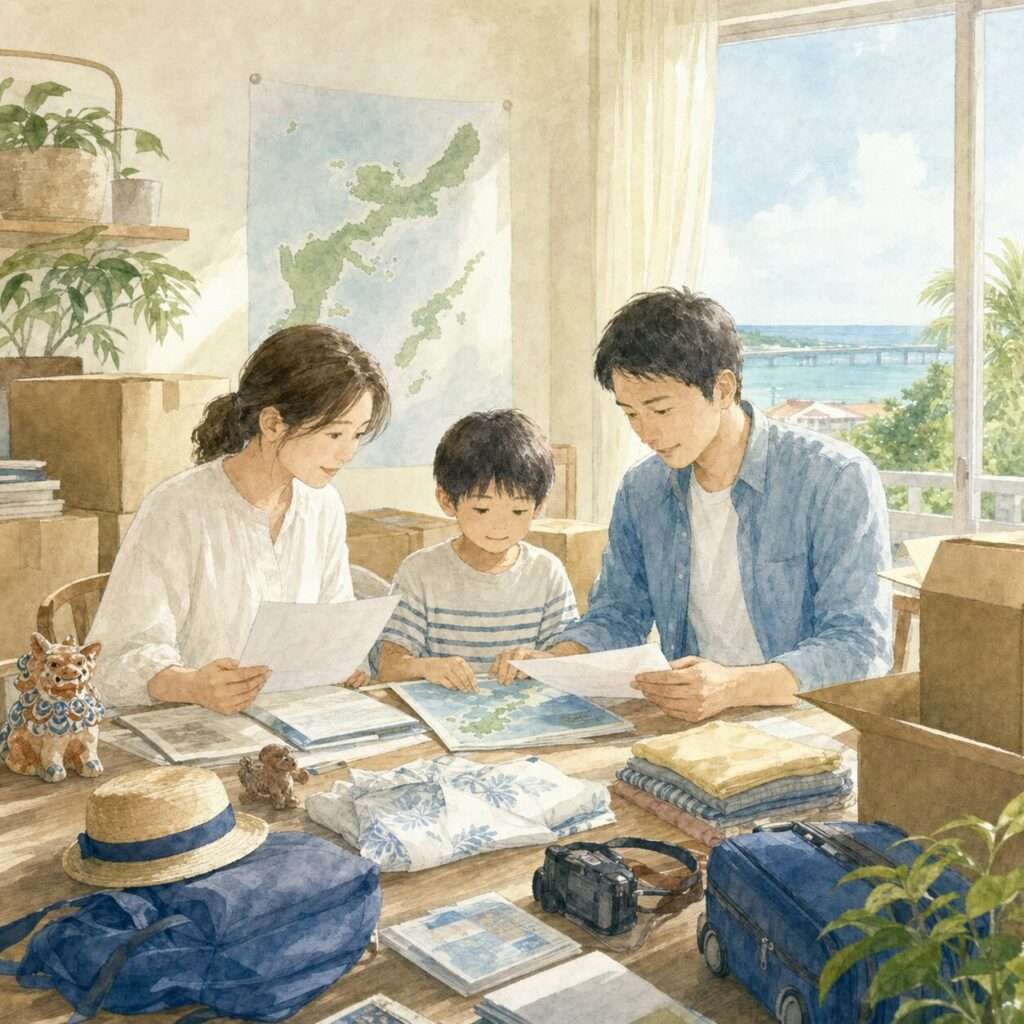 沖縄転勤前の不安と移住準備