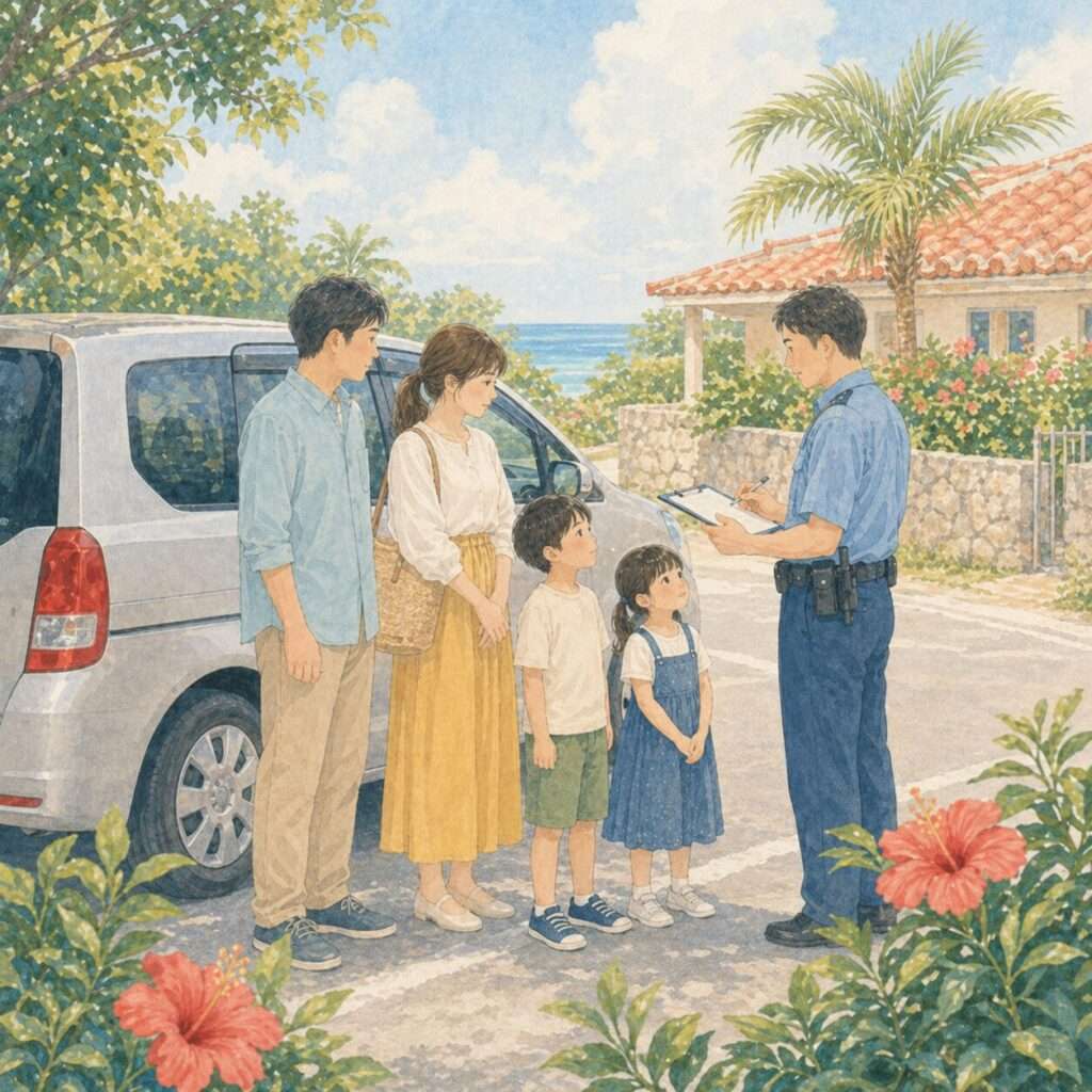 沖縄でのYナンバー車との事故対応