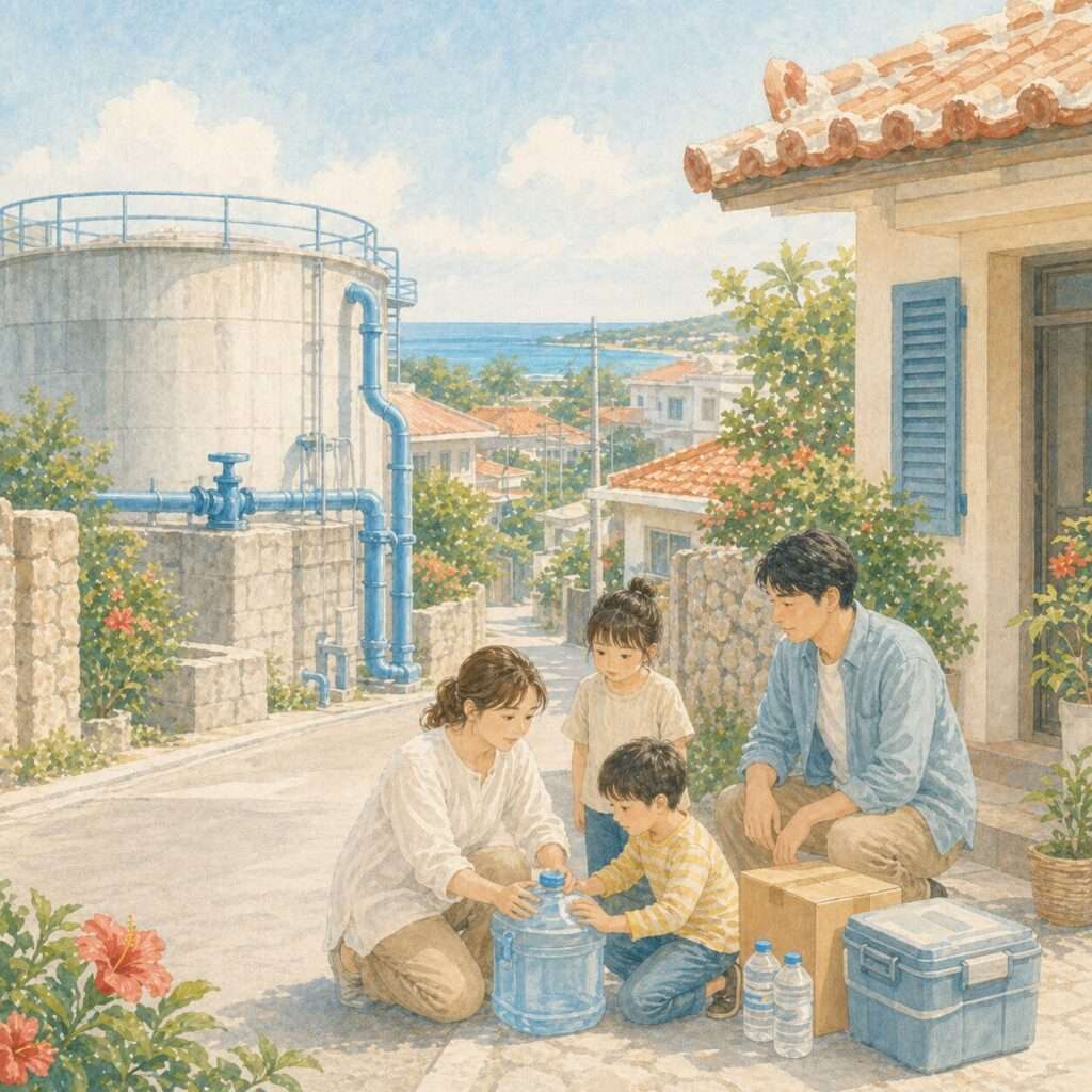 沖縄の断水リスクと配水ルートの地域差